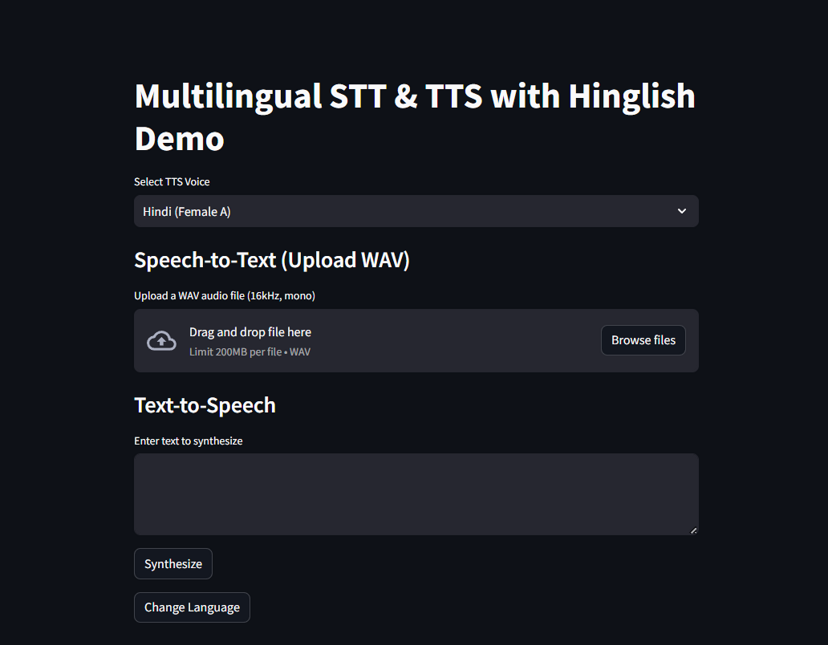 Multilingual STT & TTS
